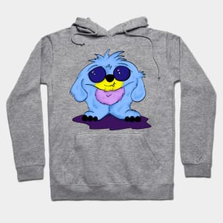 Cute Blue Monster Hoodie